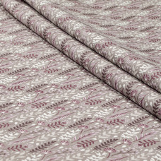 Простирадло бязеве Home Line "Цвітіння трав" 150х215см (сіро-ліловий) 181412