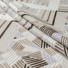 Простирадло бязеве Home Line "Захопленість" 150х215см (бузково-бежевий) 181410