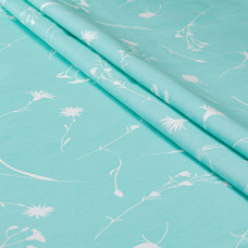Підковдра бязева Home Line "Волошки" (бірюзовий) 145х215см 181404