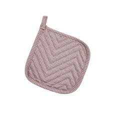 Прихватка полупанама "Цвітіння трав/Пшоно" (ліловий) 20x20см 180883