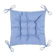 Подушка з зав'язками Home Line (денім/грета сіра) 40х40см 180144