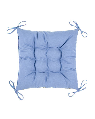 Подушка з зав'язками Home Line (денім/грета сіра) 40х40см 180144