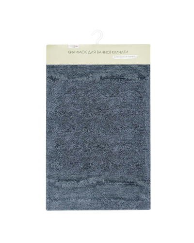 Килимок для ванної "Stripes" (темно-сірий) 60x90см 179644