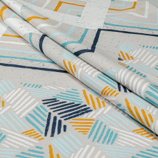 Простирадло бязеве Home Line "Захопленість" 150х215см (бежево-бірюзовий) 178720