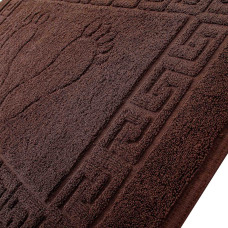 Рушник махровий (килимок) (шоколадний) 178256