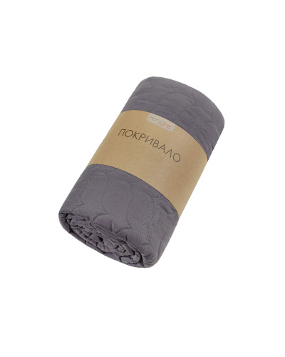 Покривало стьобане Home Line 160х210 (сірий) 178208