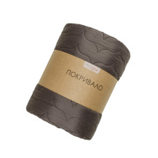 Покривало стьобане Home Line 210х240 (шоколад) 178207