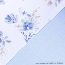 Півтораспальний комплект постільної білизни Home Line "ДОРІС БЛАКИТНИЙ" 178022