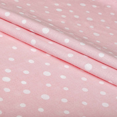 Простирадло бязеве Home Line "Горох" 150х212см (рожеве) 176190