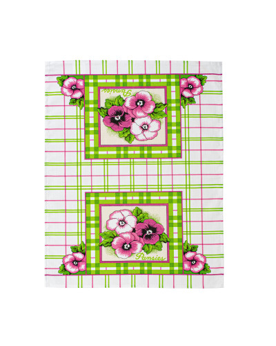 Рушник вафельний Home Line "Братки" 45х60см 175570