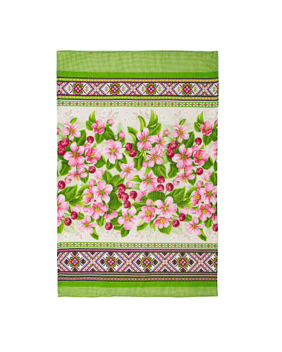 Рушник вафельний Home Line "Етно Яблуневий цвіт" 45х70см 175459