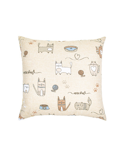 Подушка декоративна Home Line "Кіт на кухні" (пісочний) 40х40см 175282