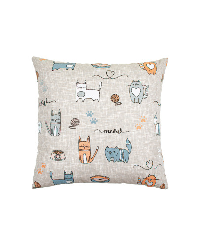 Подушка декоративна Home Line "Кіт на кухні" (бежевий) 40х40см 175281