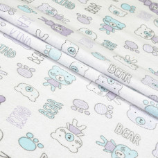 Дитячий комплект постільної білизни Home Line "Тедді" (бузково-бірюзовий) 174750