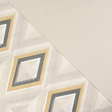 Півтораспальний комплект постільної білизни Home Line "Калейдоскоп" (бежево-графітовий/гл. перламутр