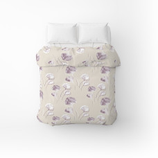 Підковдра бязева Home Line "Гінко білоба" (бежево-ліловий) 145х215см 174447