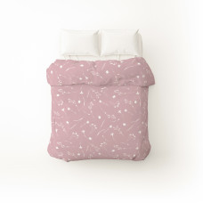 Підковдра бязева Home Line "Волошки" (лілово-сірий) 145х215см 173859