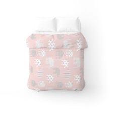 Підковдра бязева Home Line "Слони" (рожевий) 145х215см 173784