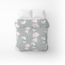 Підковдра бязева Home Line "Гінко білоба" (сіро-рожевий) 145х215см 173547