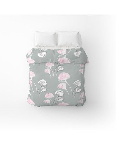 Підковдра бязева Home Line "Гінко білоба" (сіро-рожевий) 145х215см 173547