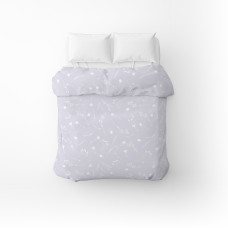 Підковдра бязева Home Line "Волошки" (білі на лавандовому) 145х215см 173541