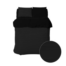Сімейний комплект постільної білизни Home Line Комбі (чорний) 169299