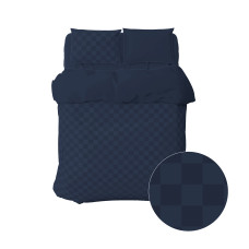 Півтораспальний комплект постільної білизни Home Line "Комбі" (синій) 169291