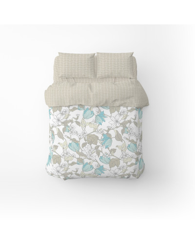 Півтораспальний комплект постільної білизни Home Line "Весняний вечір/Паркет" (1 нав 50х70) 168341