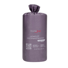 Сімейний комплект постільної білизни Home Line Сатин Люкс (фіолетовий) 168301