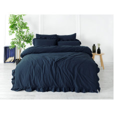 Сімейний комплект постільної білизни Limasso Dressblue (синій) 167635