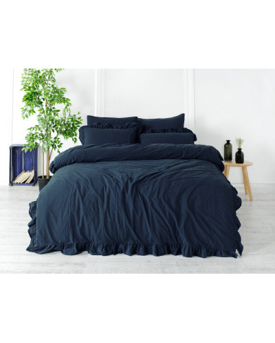 Сімейний комплект постільної білизни Limasso Dressblue (синій) 167635