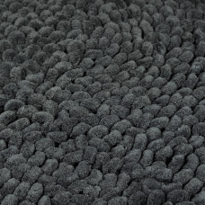 Овальний килимок для ванної кімнати "Lira" (антрацит) 60х90см 166439