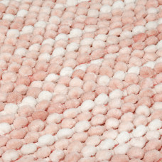 Килимок для ванної кімнати "Shady" (біло-пудровий) 55х65см 166430