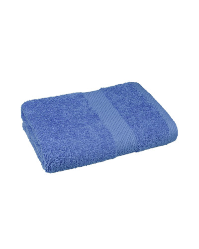 Рушник махровий з бордюром (синій) 50х90см 165659