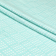 Підковдра бязева Home Line "Хвиля, клітинка бірюзова" 145х215см 165437