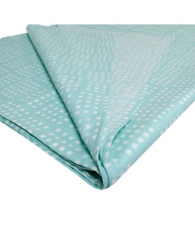Простирадло бязеве Home Line "Клітинка бірюзова" 150х215см 165435