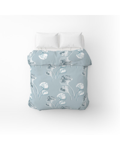 Підковдра бязева Home Line "Гінго білоба сіро-блакитний" 145х215см 165384