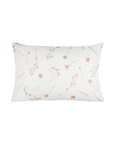 Наволочка бязева Home Line "Волошки бежеві на білому" 50х70см 165382