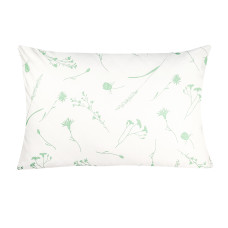 Наволочка бязева Home Line "Волошки зелені на білому" 50х70см 165380