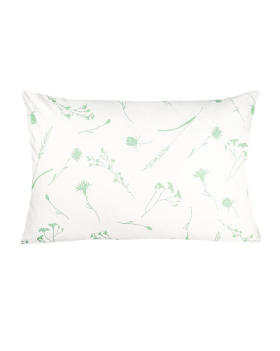 Наволочка бязева Home Line "Волошки зелені на білому" 50х70см 165380