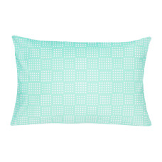 Наволочка бязева Home Line "Клітинка бірюзова" 50х70см 165371