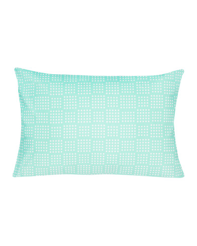 Наволочка бязева Home Line "Клітинка бірюзова" 50х70см 165371
