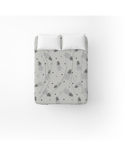 Простирадло бязеве Home Line "Ананас сірий" 150х215см 165232