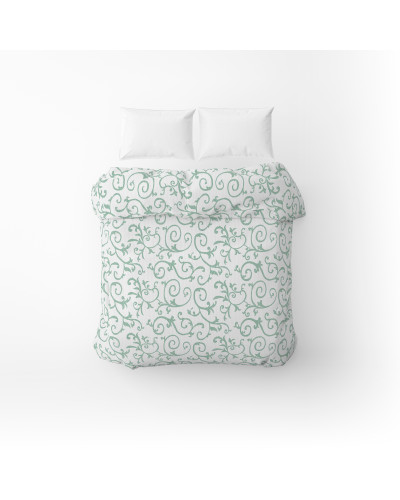 Підковдра бязева Home Line "Вензель" (зелений) 145х215см 165101