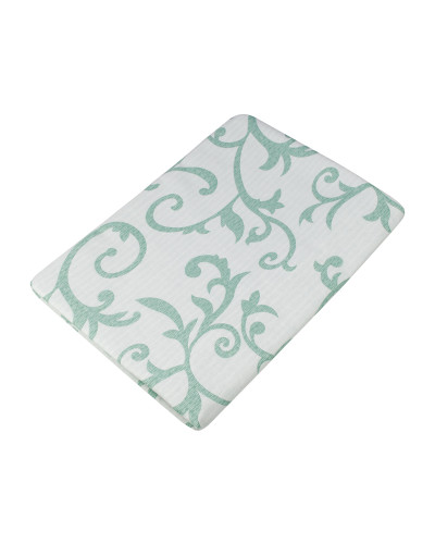 Підковдра бязева Home Line "Вензель" (зелений) 145х215см 165099