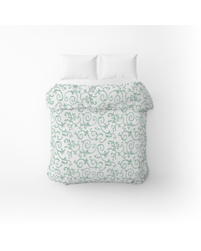 Підковдра бязева Home Line "Вензель" (зелений) 145х215см 165099