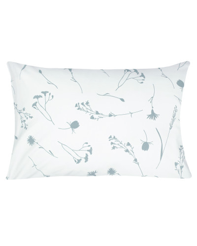 Наволочка бязева Home Line "Волошки сірі на білому" 50х70см 164264
