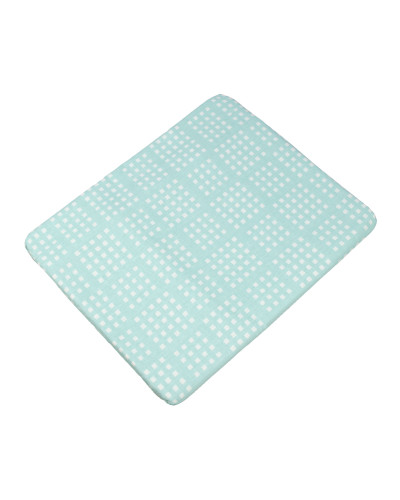 Простирадло бязеве Home Line "Клітинка" (бірюзова) 145х215см 163846