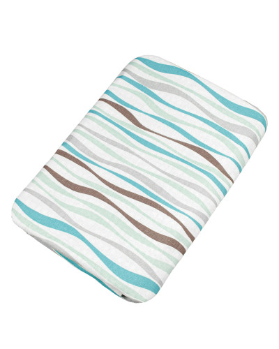 Підковдра бязева Home Line "Хвиля, клітинка бірюзова" 145х215см 163820