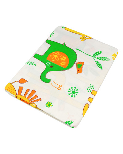Підковдра бязева Home Line "Мадагаскар" (жовтий, зелений) 110х145см 163819